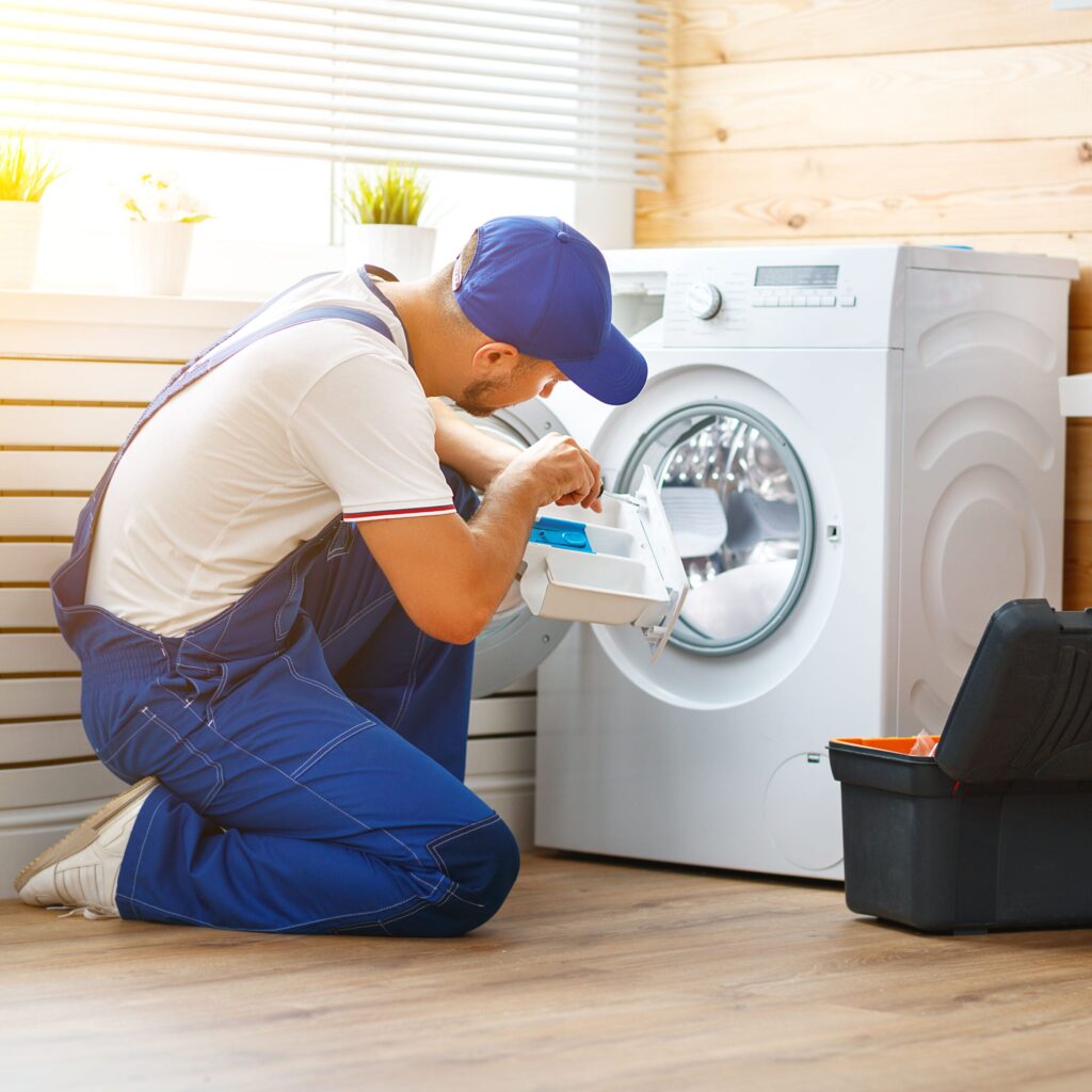 Washing machine repairing by a experienced technician